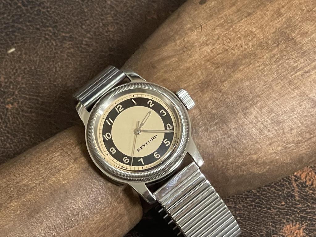 Military Watch Tuxedo Dial Watch Copper Tuxedo Dial Watch Copper Extension Belt [M.R.M.W.] Men's