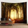 Гобелен «Солнечный лес» для украшения офиса, гостиной, настенный гобелен для дома
