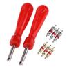 242Pcs Universal Car Air Conditioning  R12a Valve Cores Valve Remover Repair Tool Kit