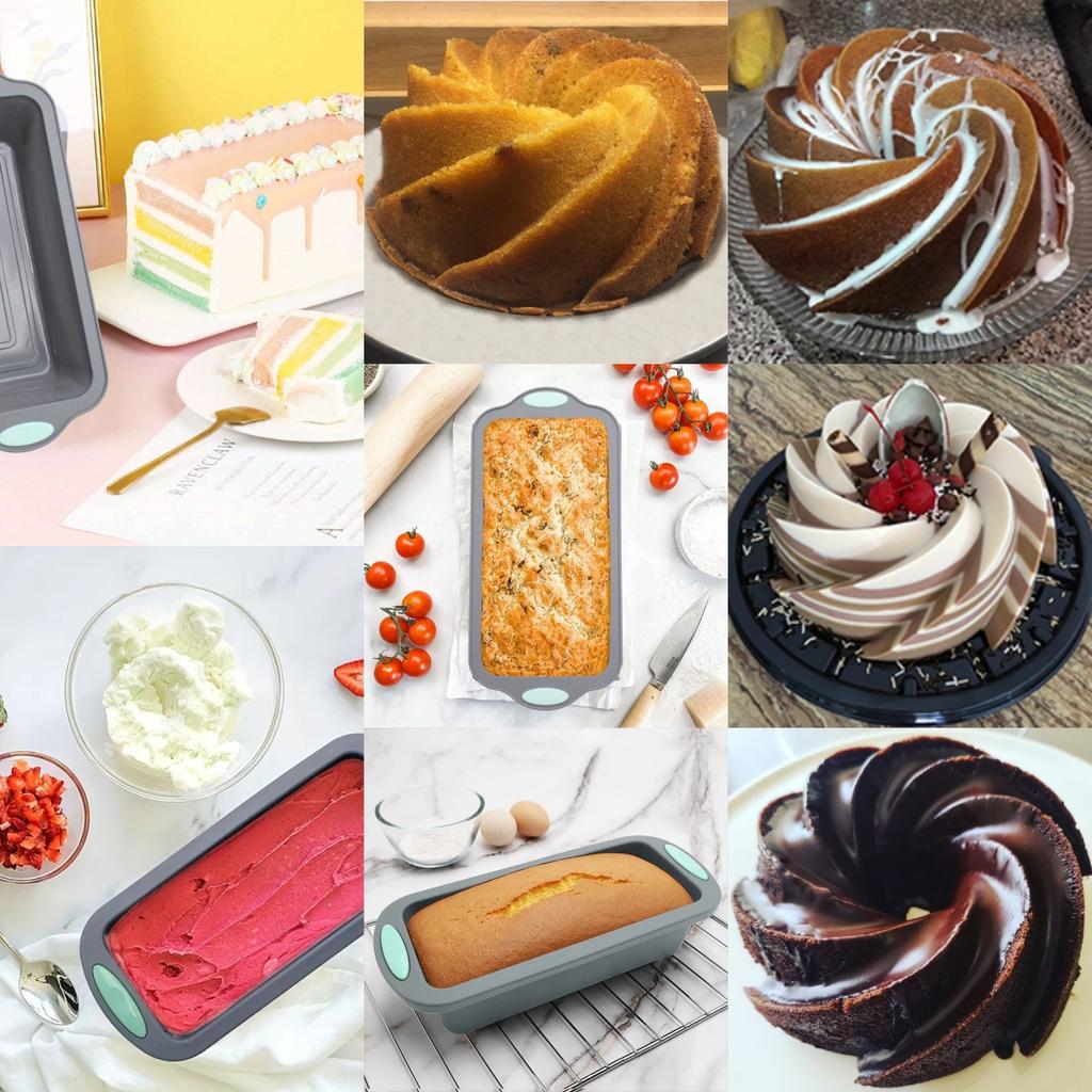 1/3 шт. Термостойкая силиконовая форма для выпечки хлеба, кексов, противня, духовки, посуды для выпечки, кухонных принадлежностей для самостоятельной выпечки