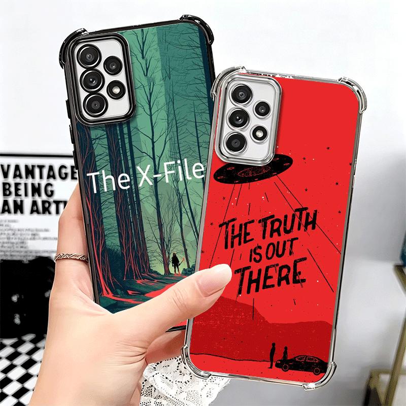 Чехол для телефона The X Files I Want to Believe с покрытием для Samsung A17 A07 A37 A57 A16 A56 A15 A55 A14 A54 A13 A53 A26 A36 A25 A35 A24