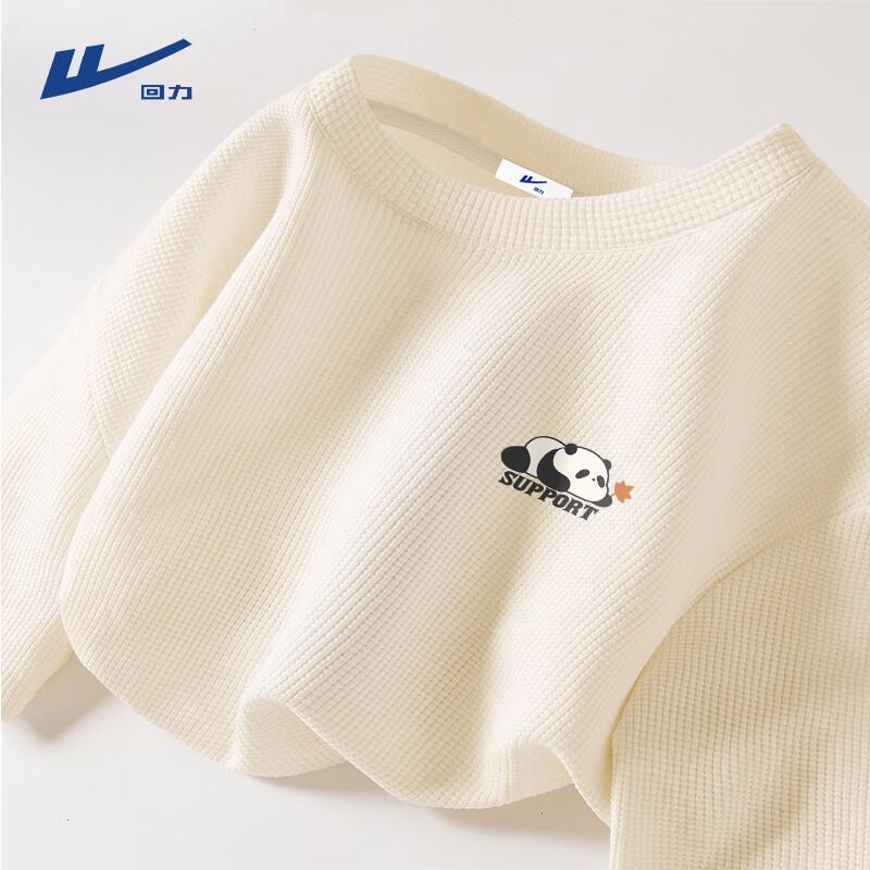 Warrior Men's Oversized Waffle Knit Short-Sleeve Graphic T-Shirt