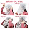 Breathable Face Makeup Protector Hood Disposable Beauty Makeup Protective Hoods New Makeup Hood