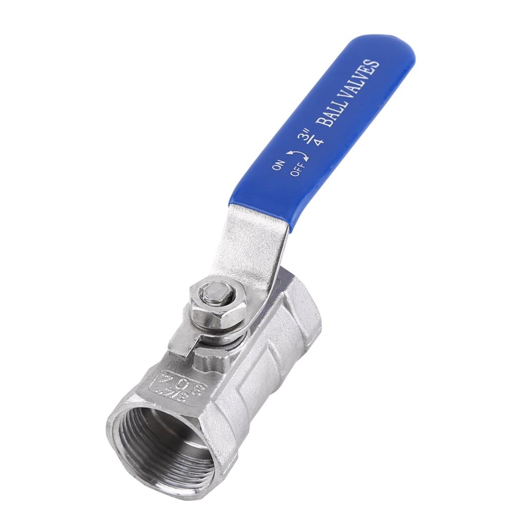 Female To Female Thread Ball Valve Stainless Steel 304 Handle Switch (1"BSP)