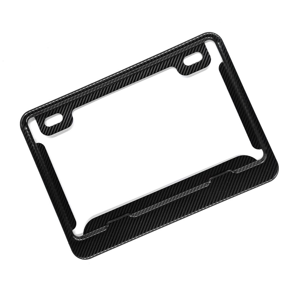 Carbon Fiber Texture Texture License Plate Frame Carbon Fiber Texture Texture Cloth Wrapped Holder Black Stainless Stee