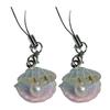 2Pcs Keychain Pendant Embedded Imitation Pearls Translucent Gradient Glitter Keyring with Lobster Clasp Bags Phone Lanyard Versatile Hanging