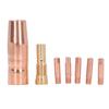 MIG Welding Gun Accessory Flux Core Gasless 0.9mm 0.035in Brass Nozzle Tips Kit Equipment for