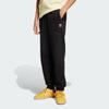adidas Оригинальные вязаные спортивные штаны Модные простые свободные на шнурке Детские штаны Черные JC8416