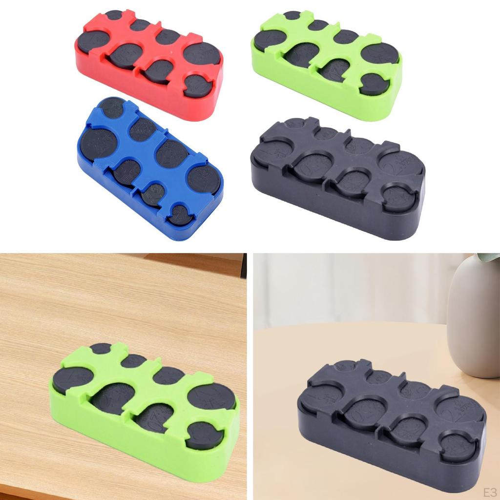 Держатель для капсул Подарки для хоббистов Многосекционный интерьер Коллекционные принадлежности Портативный органайзер