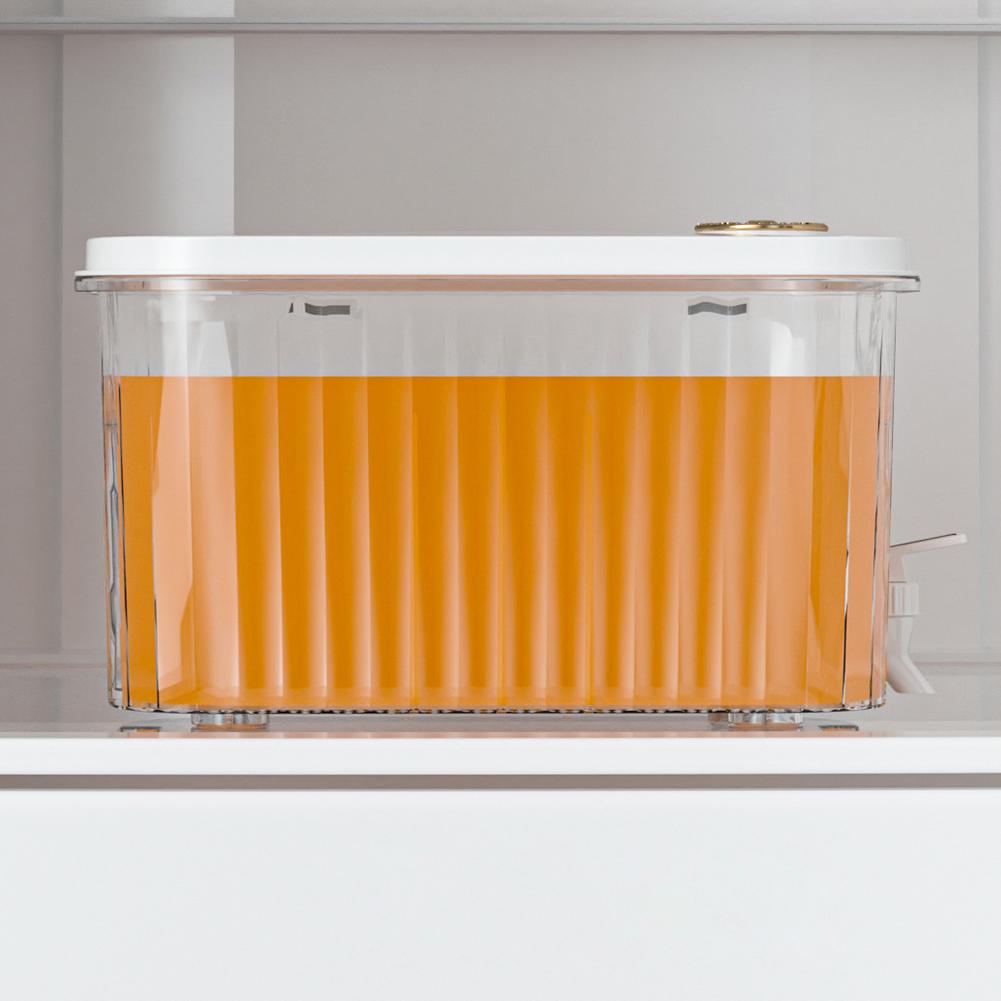 5 л Холодный чайник с краном и подставкой Кувшин для воды Домашний пластиковый диспенсер для напитков для вечеринки Холодильник Напиток Сок Холодный чай