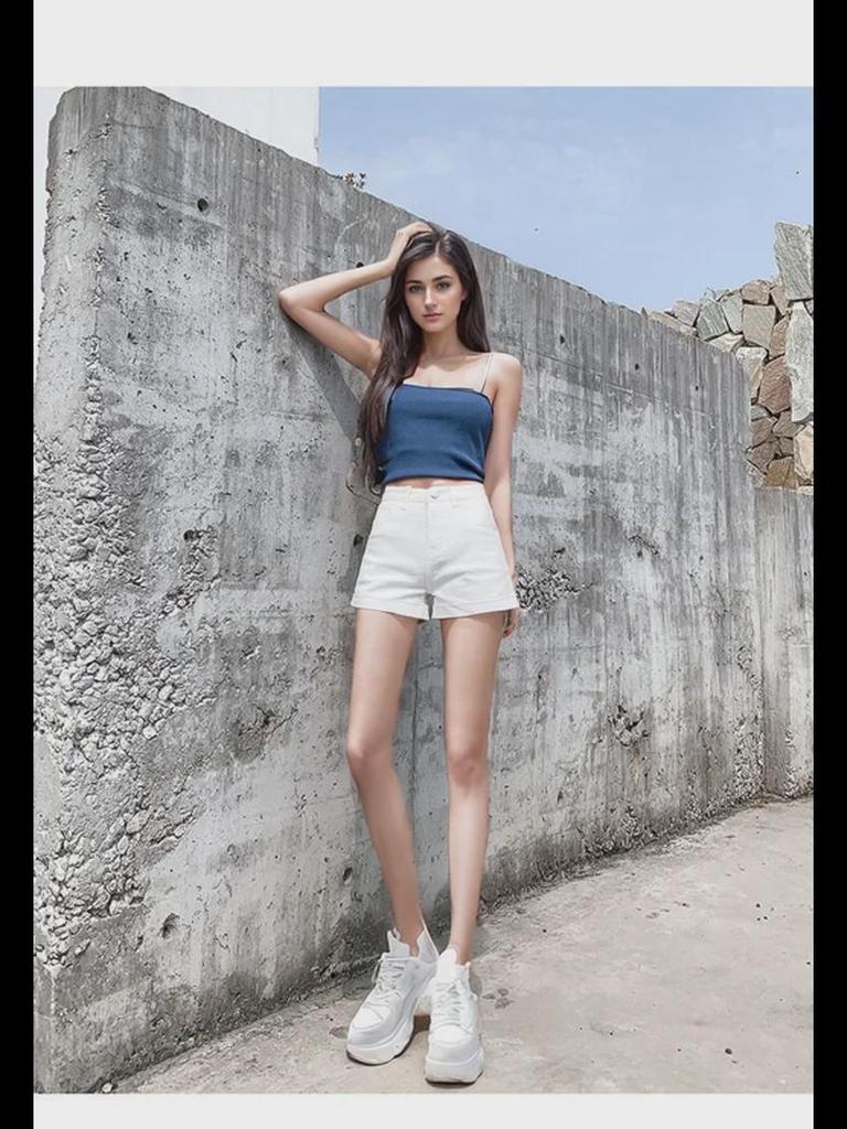 Летние шорты А-силуэта из белого денима с высокой талией 2021 года для женщин – свободный, облегающий крой