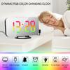 Цифровой будильник с динамической RGB-подсветкой, регулируемой яркостью, регулируемой функцией повтора USB