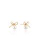 Серьги-гвоздики Lloyd Line Ribbon Pearl из 14-каратного золота Lpfp4016G