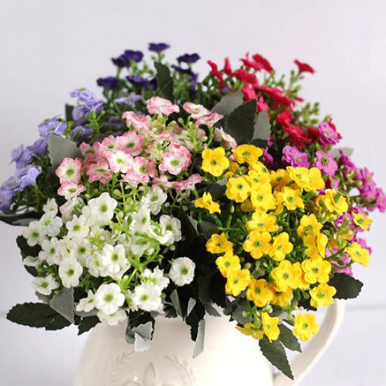 1шт 6 веток 36 голов моделирование шелковый цветок Милан DIY искусство свадьба домашний декор