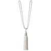 TOSO Curtain Parts Tassel, White, 1 Piece, ES80