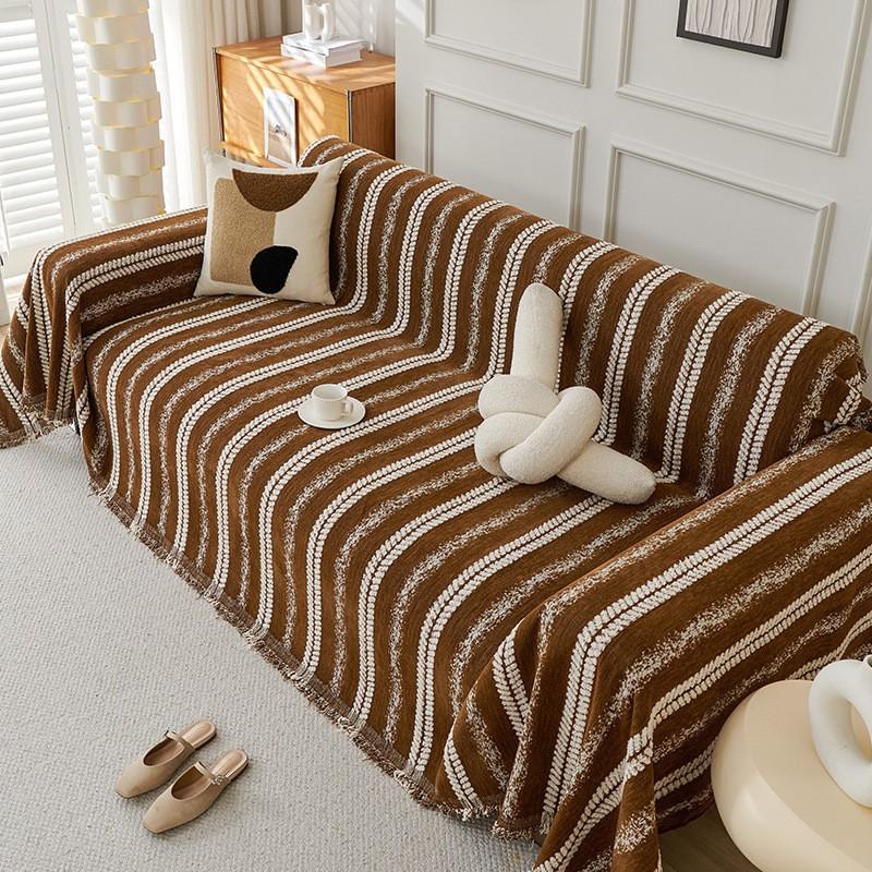 1PC Sofa Towel Geometric Nordic Wind Chenille Sofa Cover Cover Pad Autumn and Winter Home Textile Products