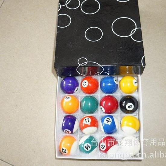 American Black Eight 32MM Billiard Balls for Children's Table Tennis