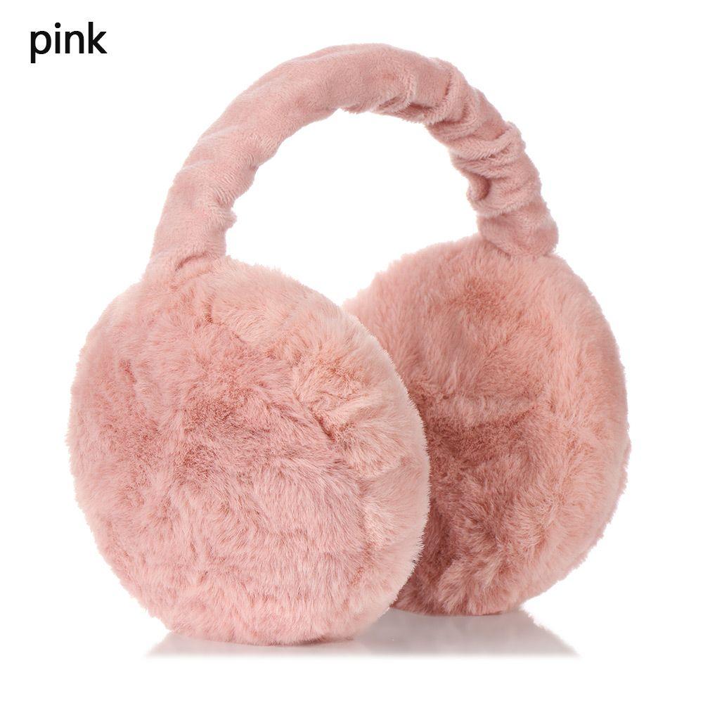 Adjustable Foldable Autumn And Winter Solid Color Women Earmuffs Ear Cover Earflaps