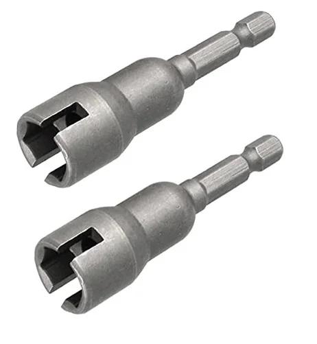 Butterfly Bolt Socket Wrench  6.3mm Hex Shank Slotted Electric Screwdriver Bolt Drive Drill Bit Socket Power Tools Part