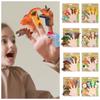 Colorful Mini Animal Hand Puppet Educational Toy Dinosaur Finger Puppet Parent-Child