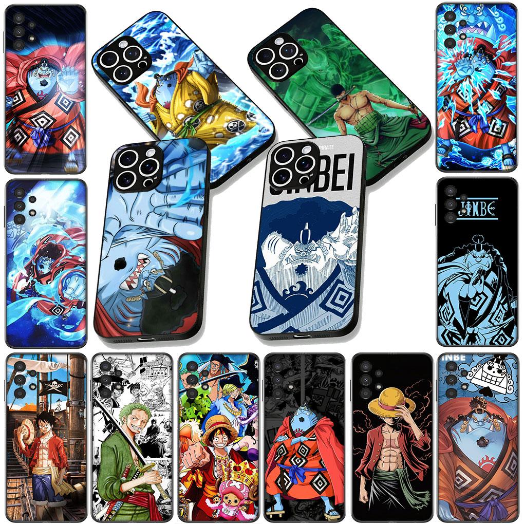 Чехол для телефона Jinbe One Luffy Pieces Roronoa Zoro для Samsung Galaxy S25 S24 S23 FE Plus Ultra S7 Edge A16 A15 5G s25+ Мягкий чехол