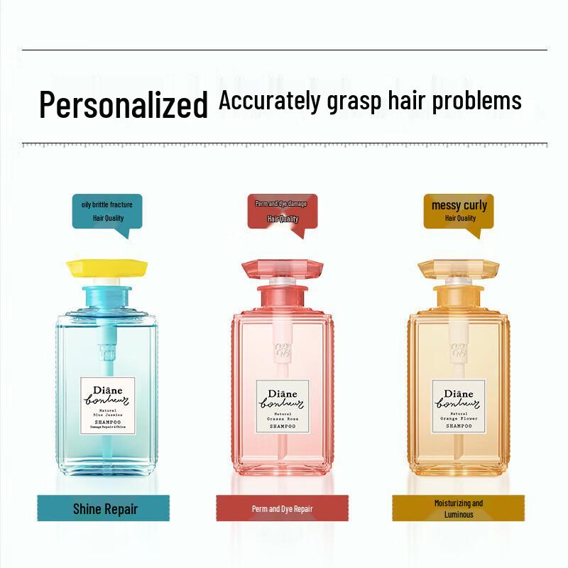 Diane Bonheur Rose Perm & Dye Repair Shampoo