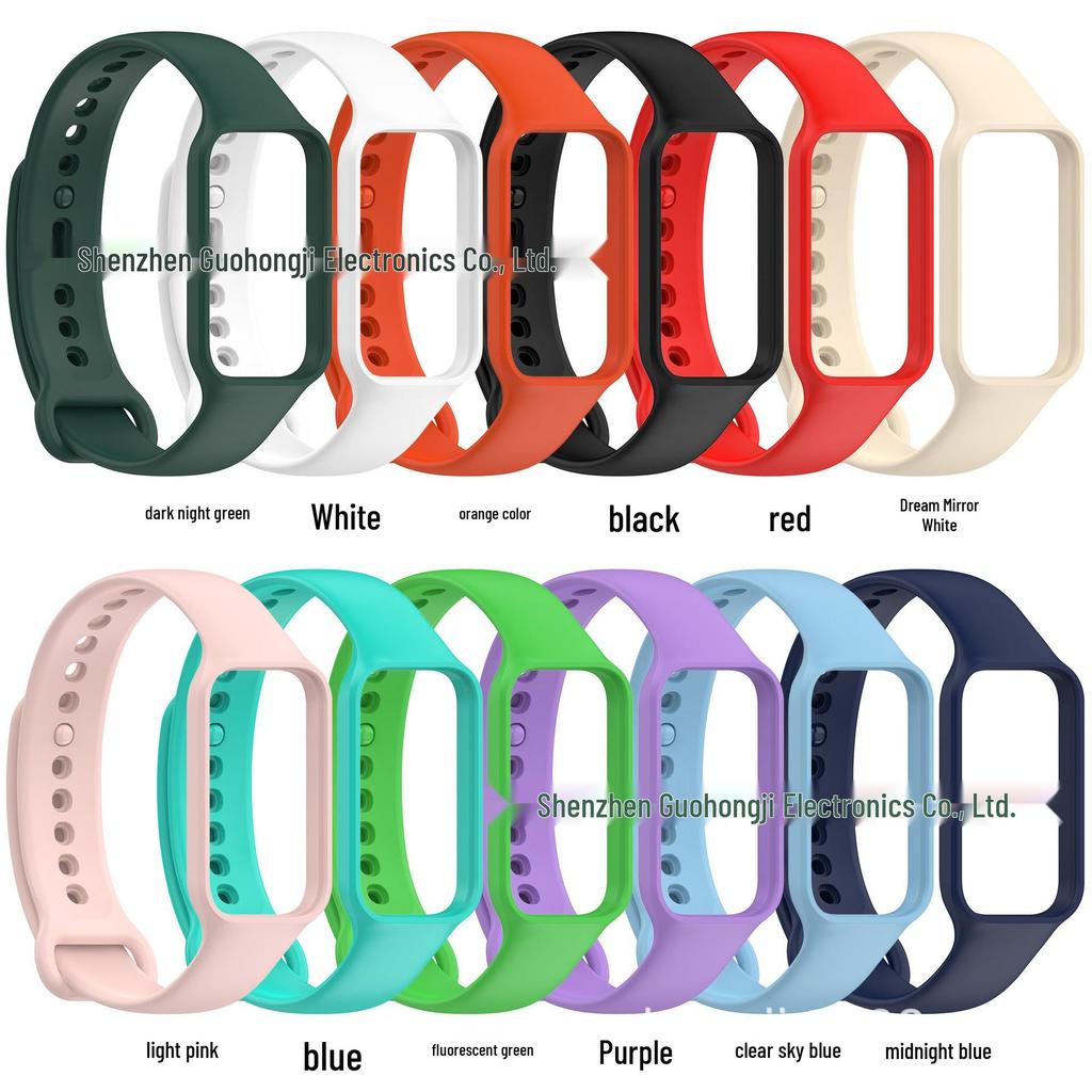 Силиконовый ремешок Guohongji для Redmi Band 2 - Мягкий, удобный, водонепроницаемый, потовпитывающий браслет