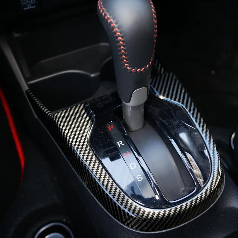 For Honda Jazz GK 2014 - 2026 Fit 2018-2026 AT Gear Shift Panel Trim Cover Decoration Sticker Styling Interior Accessories