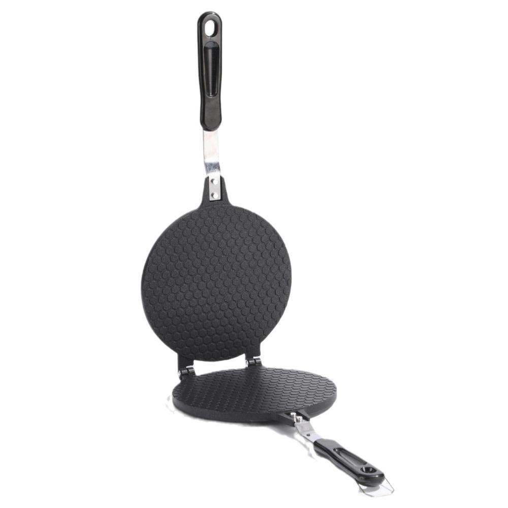 Honeycomb/Lattice Pattern Egg Roll Maker Aluminium Zinc Zinc Alloy Ice Cream Cone Pan Pancake Pot Bakery