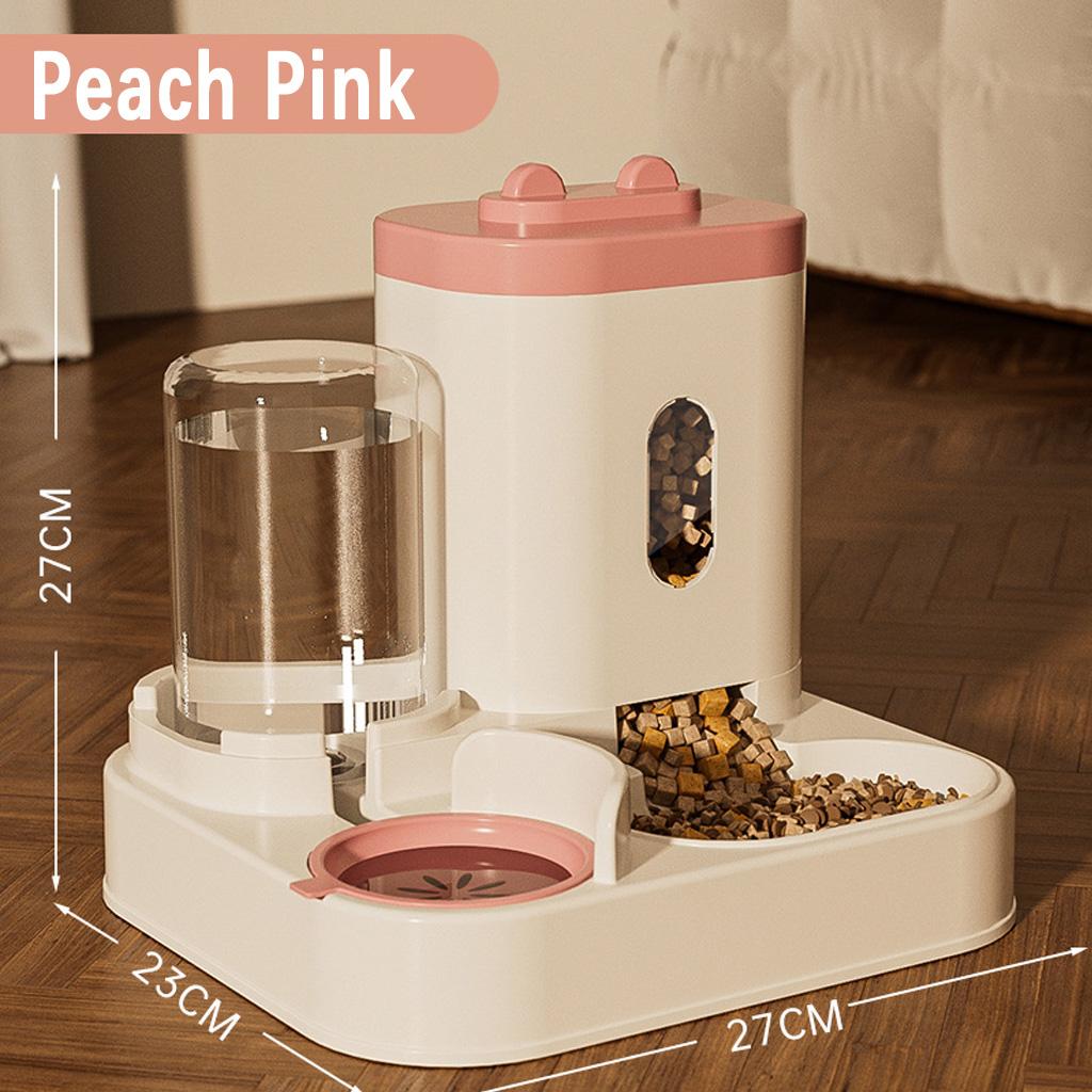 3300ML Automatic Feeder Dog Cat Food Bowl With Water Fountain Large Capacity Pet Food Storage Dispenser Container Puppy Pet Accessories