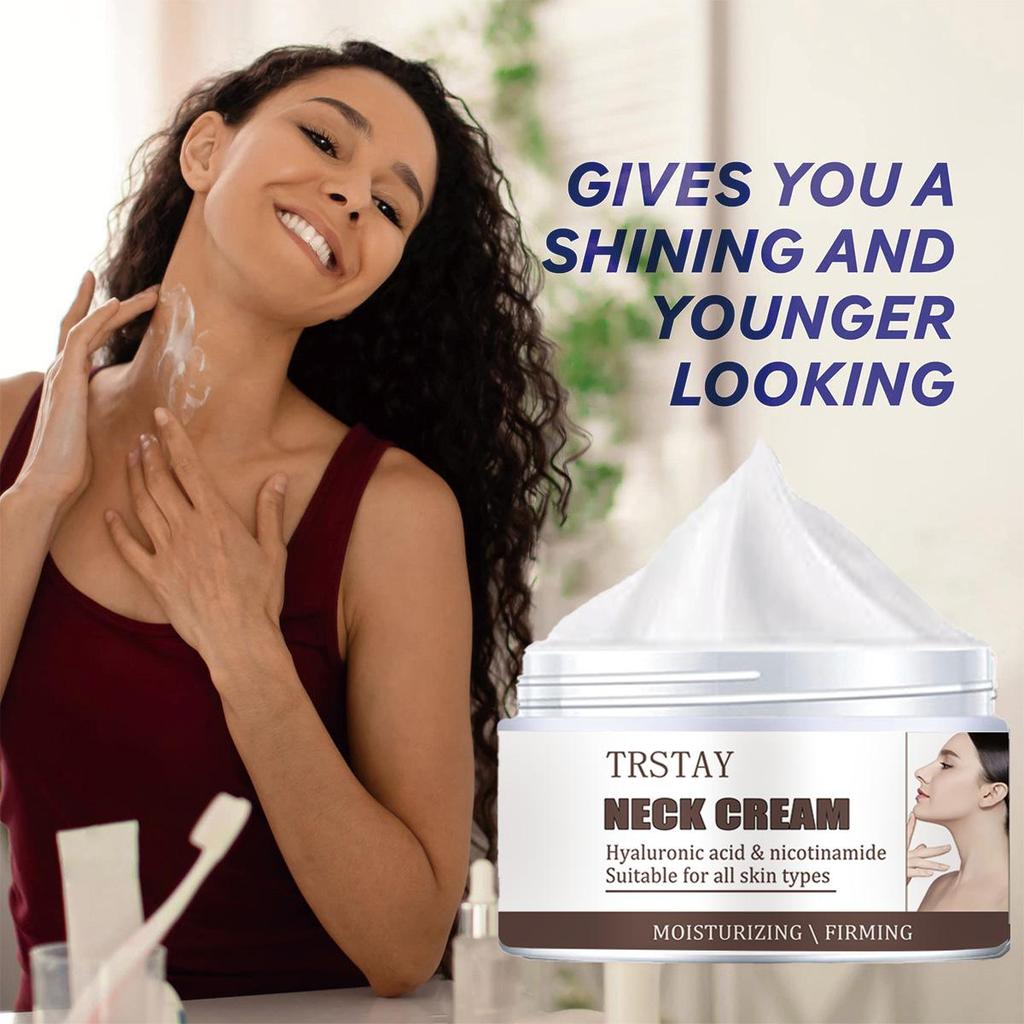 Крем для шеи улучшает текстуру кожи Прощай, NRCK, мелкие морщины исчезают, укрепляет кожу шеи, увлажняет, увлажняет