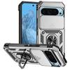 Чехол Armor Case для Google Pixel 9A Pixel 9 Pro XL, защитный слайдер, защитный объектив, подставка, кольцо, магнитный держатель, чехол Fundas Capa