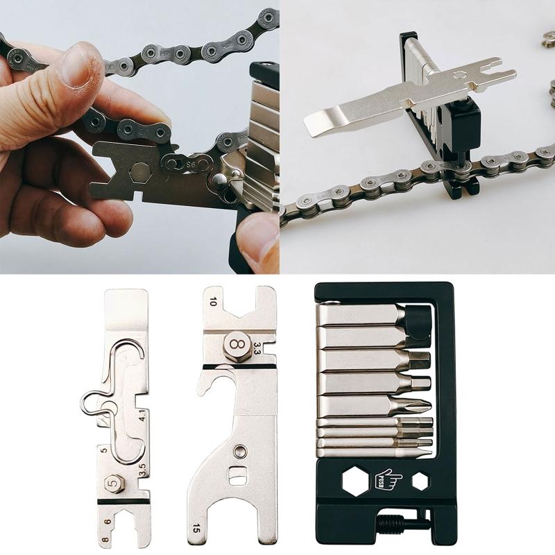 Портативный велосипедный мультитул, многофункциональный ключ, набор инструментов для ремонта велосипеда