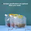 Convenient High Capacity Food-Grade Food Packaging Bag Stand Up Food Packaging Suction Bag Household Supplies