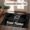 Custom Name Crystal Velvet Rug,Arctic Monkeys Comfortable Anti Slip Floor Mat For Room Decoration