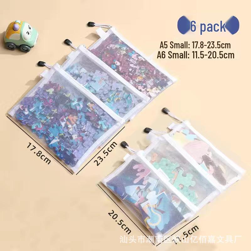 Прозрачная сумка для хранения конструктора Лего с молнией