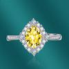 Sace Gems Классическое кольцо с цирконом, женское ювелирное изделие, подарок