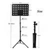 Foldable Music Rack Heavy Duty Music Stand Conductor Stand Professional Height Adjustable Music Sheet Book Holder