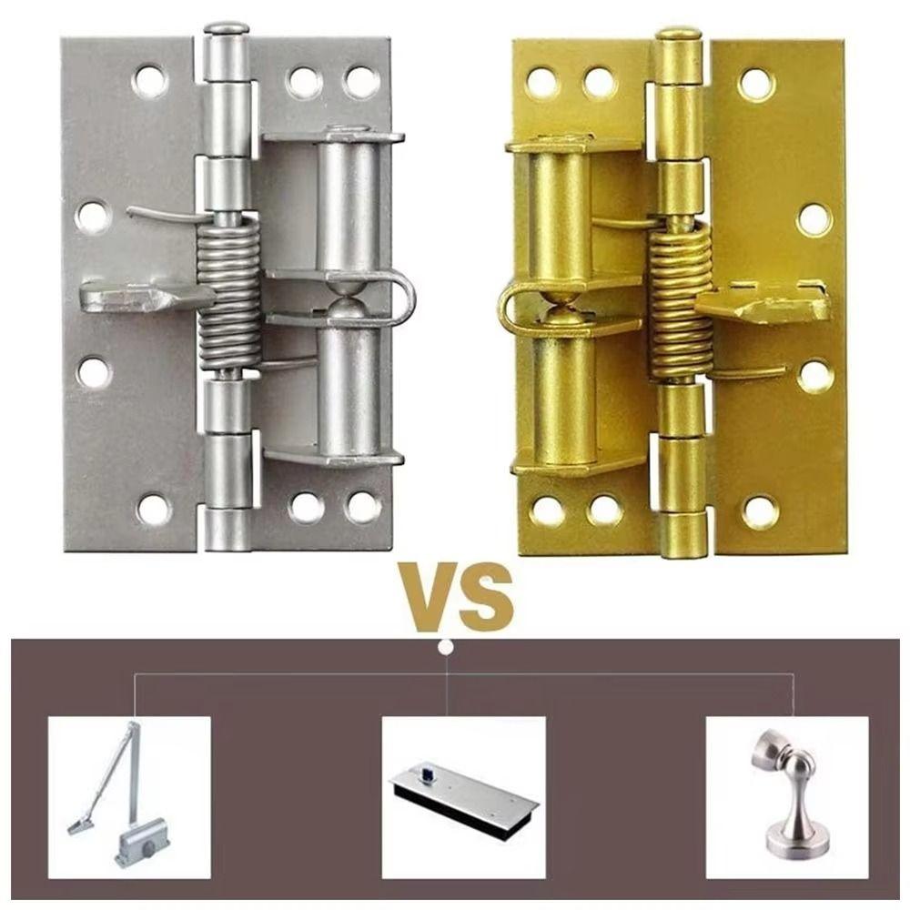 90 Degree Automatic Closing Hinge Self-Closing Invisible Door Spring Hinge Door Closer Cabinet