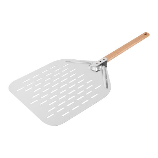 Hollow Pizza Peel Long Handle Pizza Shovel Large Surface Stainless Steel