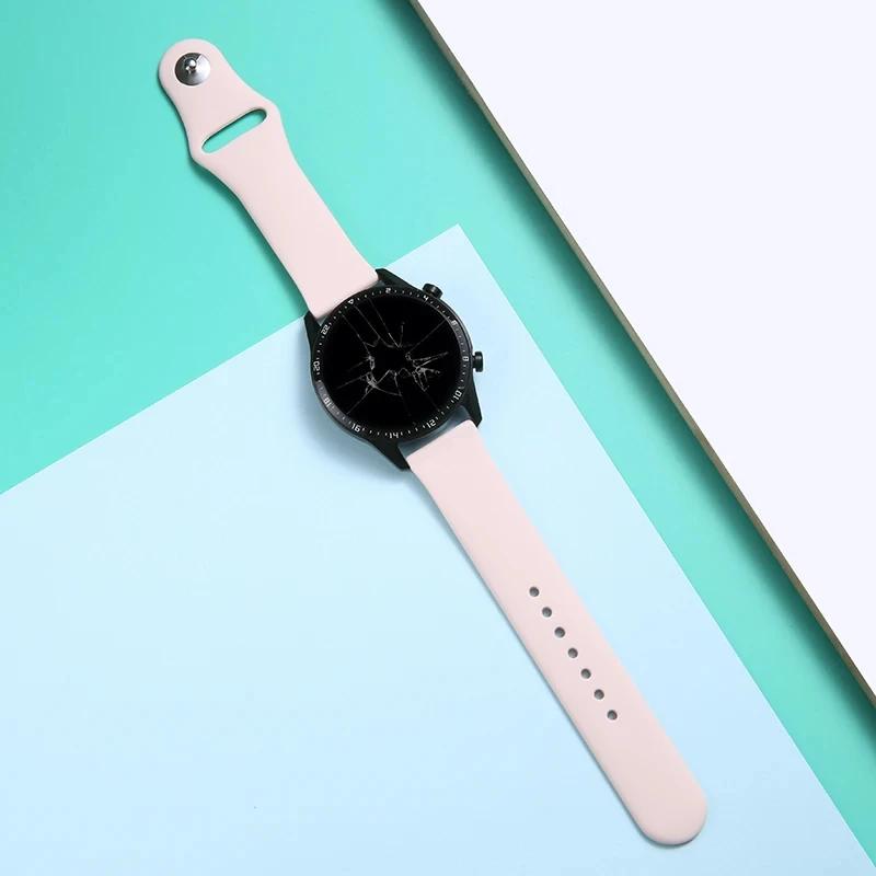 20 мм 22 мм ремешок для часов Amazfit gts 4/3/2/gtr4 mini/Gtr/2e/Pro 47 мм спортивный силиконовый браслет браслет Amazfit Bip/U/3/Pro ремешок
