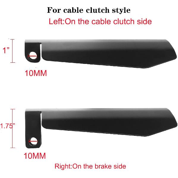 Глянцевые черные защитные щитки Coffin Cut Custom Handguards совместимы с Harley Davidson Touring Sportster Dyna 2007-2023