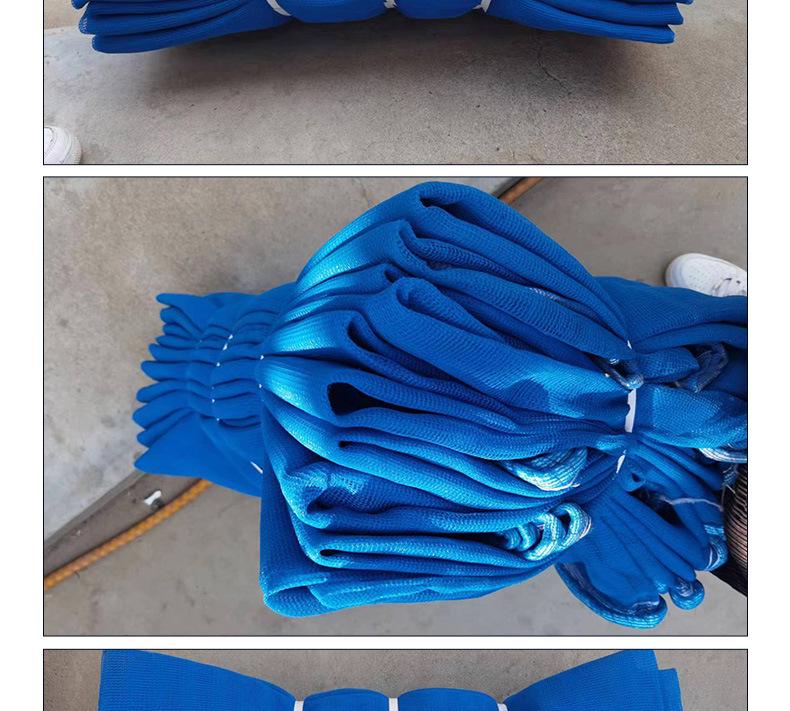 Blue Mesh Safety Net for Construction: Dustproof, Windproof Protection