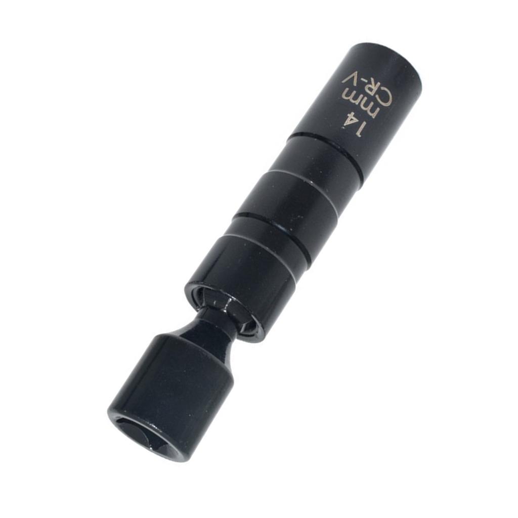 14mm 16mm Thin Wall Swivels Magnetic Spark Plug Socket 3/8inch Drive 12 Point Spark Plug Socket Removal for Motorcycle