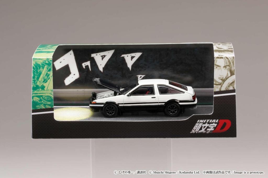 HJ64 Toyota Sprinter Trueno GT APEX Initial D engine model VS Tomoyuki Tate Finished product 1/64 (AE86) /