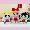 Powerpuff Girls Blossom Bubbles Cute Plush Doll Playroom And Bedroom Decor