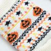 Pet Circle Dog Sweater Small Breeds Warm Costume Halloween Pumpkin Bat Design
