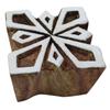 Hand Carved Handmade Floral Pattern Textile Wooden Wood Stamp Printing Block