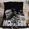 Комфортное теплое мягкое плюшевое одеяло Champion, подходящее для дивана, гостиной, Боксер Макгрегор, офис, спальня, C-Conor U-UFC, для путешествий, подарок