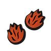 2Pcs Flame Shape Tennis Racket Shock Absorbers Silicone Vibration Dampeners Racket String Shock Absorbers Enduring